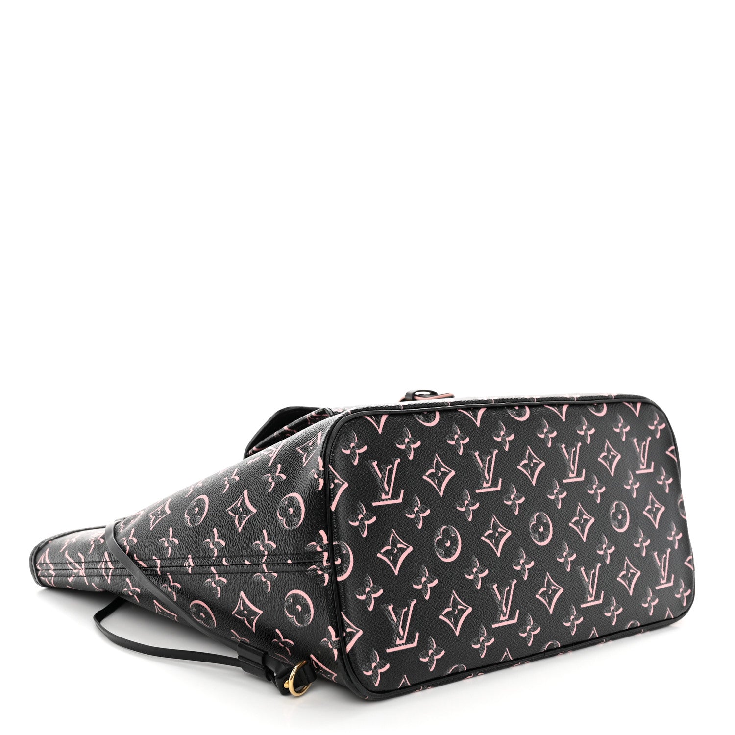 Louis Vuitton Monogram Fall For You Neverfull MM Black 5 of 10