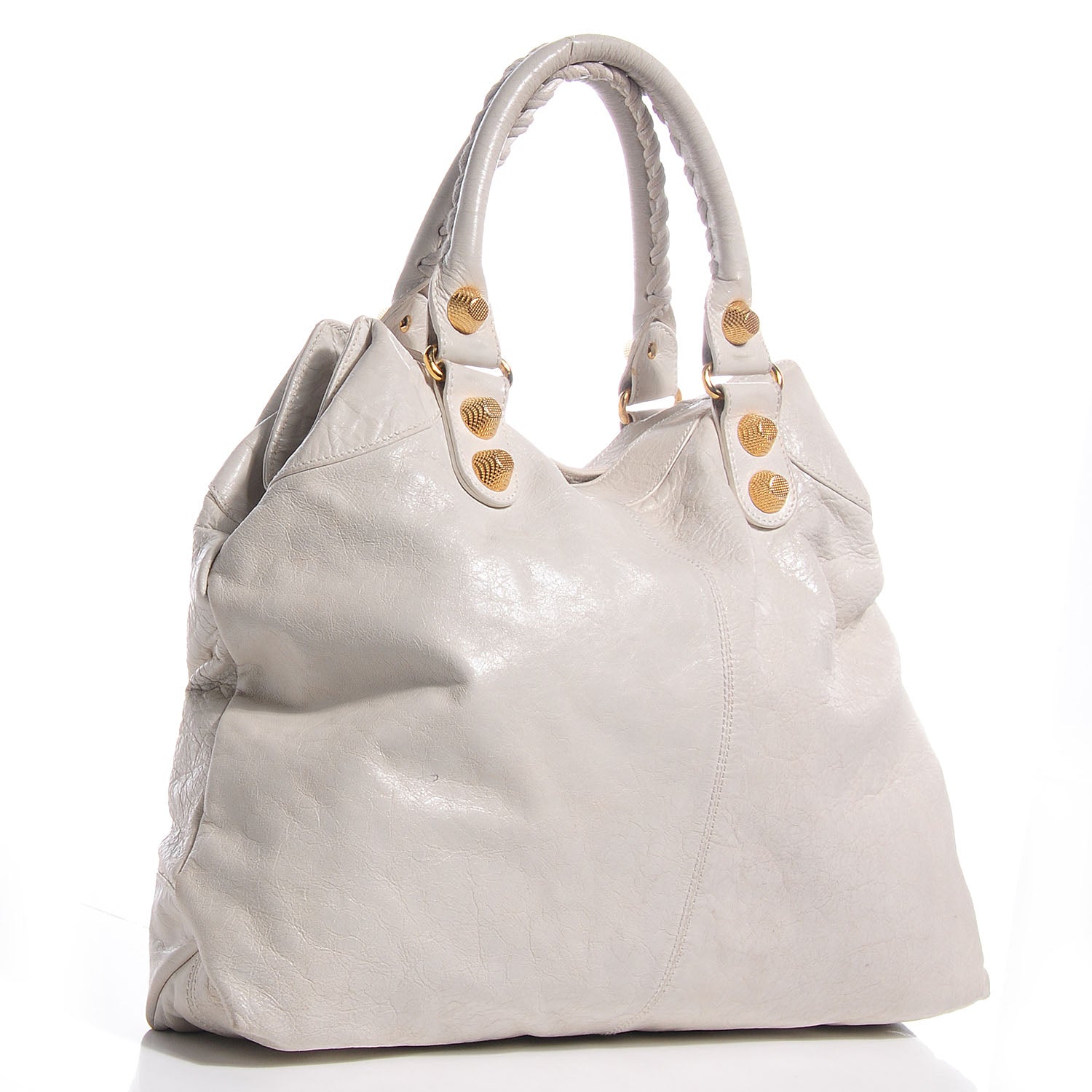Balenciaga Chevre Giant 21 Gold Hardware Brief White 8 of 15