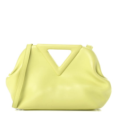 Bottega Veneta Calfskin Small The Point Triangle Bag Seagrass 1 of 4