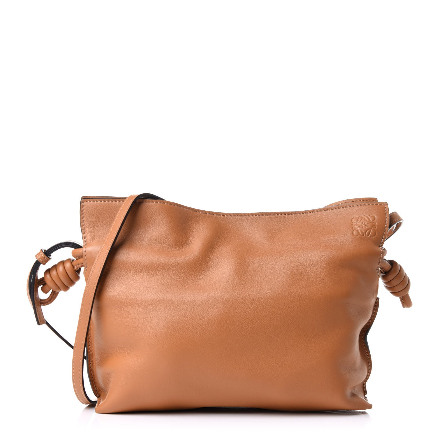 Loewe Calfskin Mini Flamenco Knot Bag Warm Desert 1 of 9