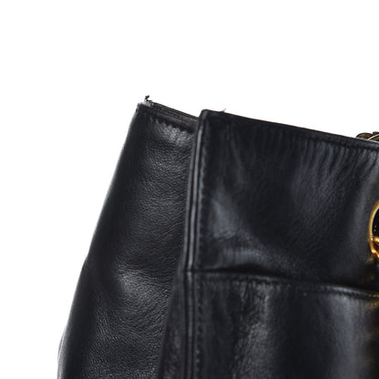 Chanel Lambskin CC Shoulder Bag Black 9 of 11