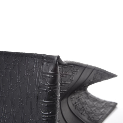Christian Dior Oblique Calfskin Embossed Book Tote Black 9 of 13