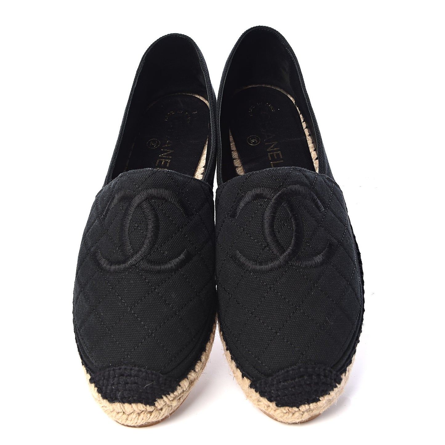 Fabric Biarritz CC Espadrilles 40 Black