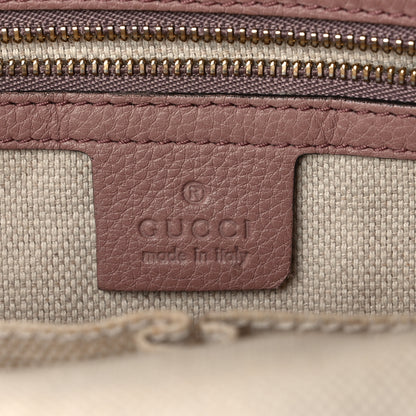 Gucci Pebbled Calfskin Small Soho Top Handle Bag Light Pink 6 of 12