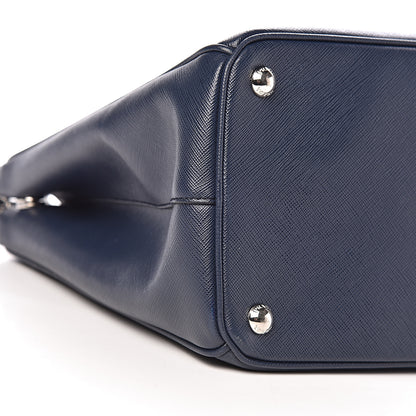 Prada Saffiano Medium Galleria Double Zip Tote Baltico 8 of 14