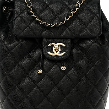 Chanel Caviar Quilted Urban Spirit Backpack Black 8 of 10