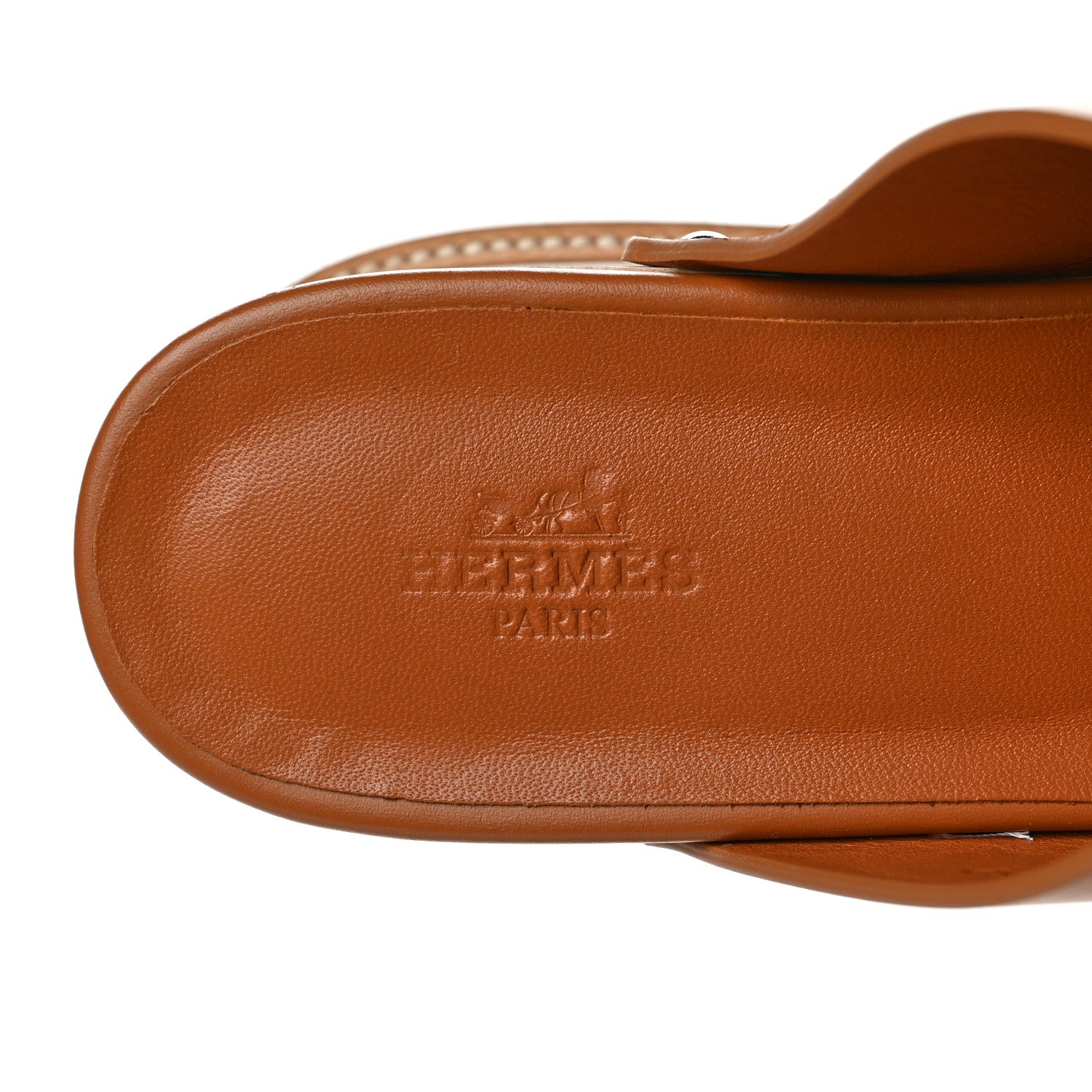 Hermes Calfskin Ellipse Mules 39 Marron Glaise 7 of 9