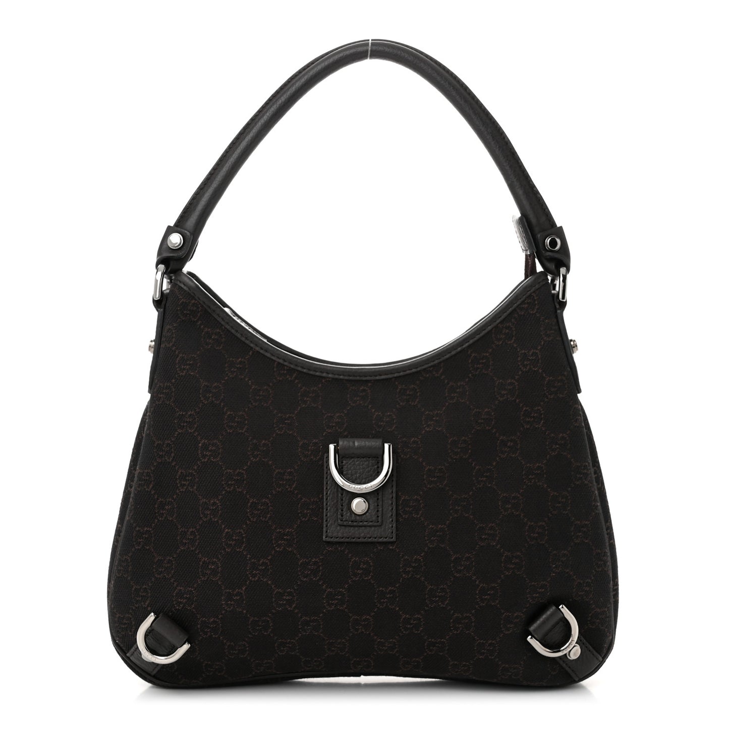 Denim Monogram Abbey D Ring Hobo Brown