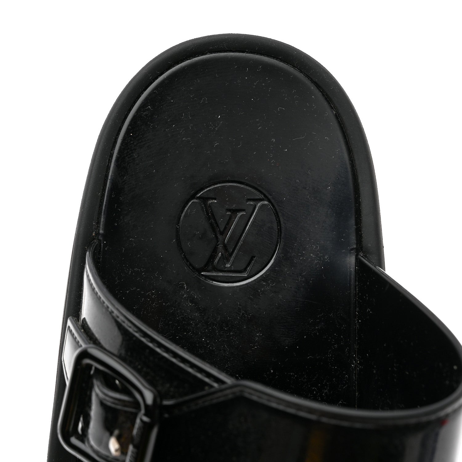 Louis Vuitton Monogram Sunbath Flat Mule Sandals 39 Black 6 of 8