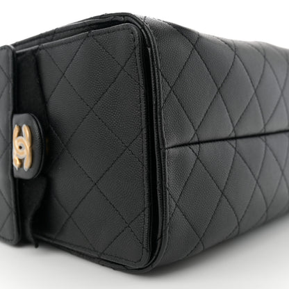Chanel Caviar Quilted Small Chanel 25 Handbag Black 9 of 11