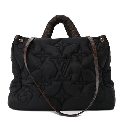 Louis Vuitton Econyl Monogram Pillow Giant Onthego MM Black 1 of 9