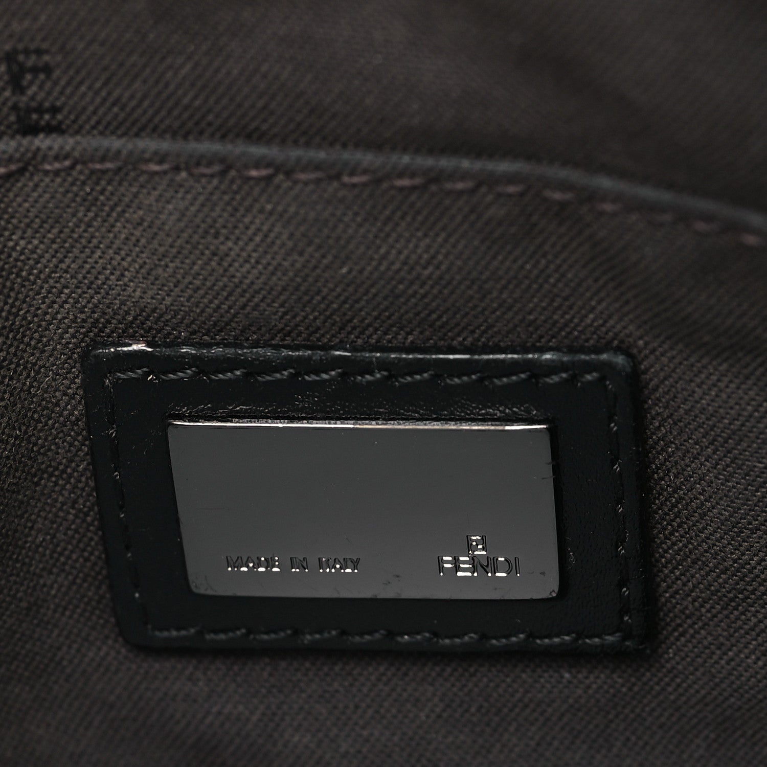 Fendi Zucchino Vitello Pochette Moro 6 of 9