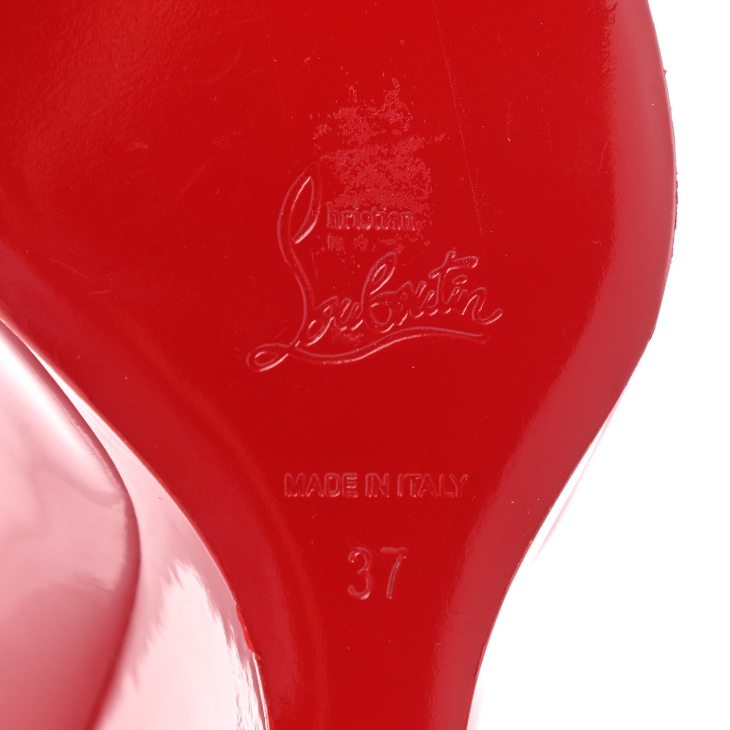 Christian Louboutin Patent Tanja 100 37 Loubi 6 of 9