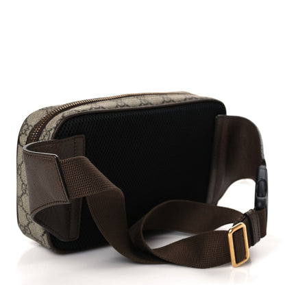 Gucci Soft GG Supreme Monogram Medium Ophidia Belt Bag Dark Brown 3 of 9
