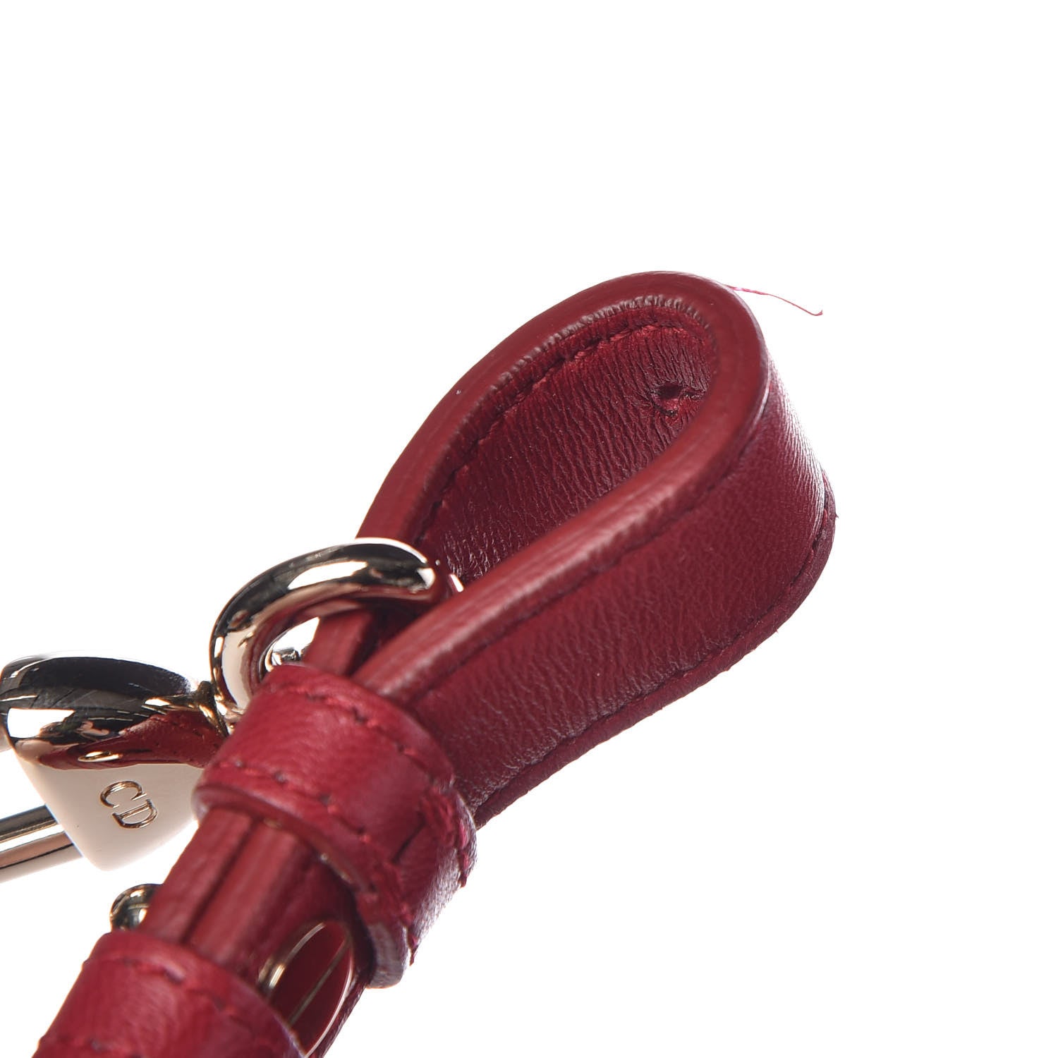 Christian Dior Lambskin Cannage Small My Lady Dior Red 8 of 12