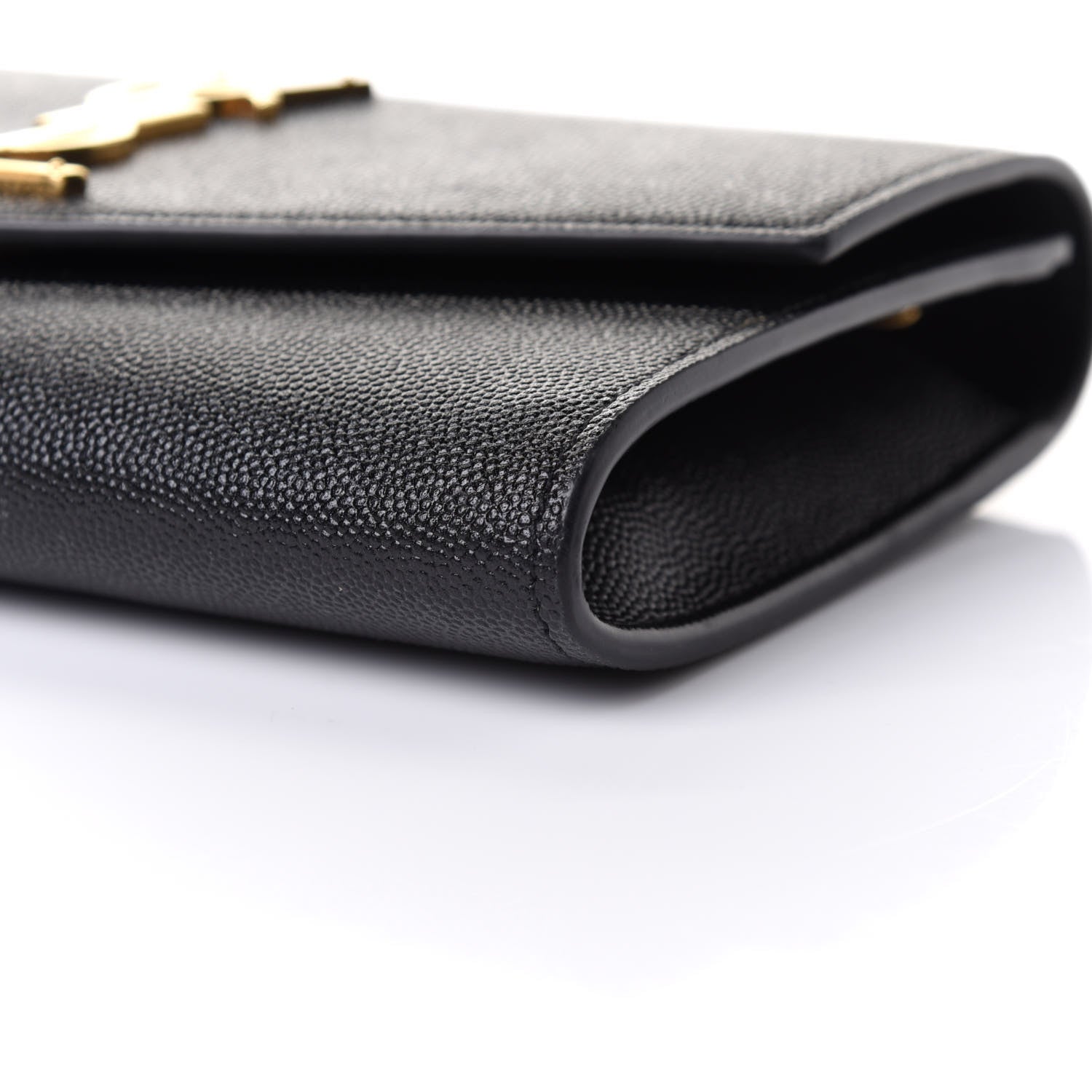 Saint Laurent Grain De Poudre Uptown Chain Wallet Black 7 of 11