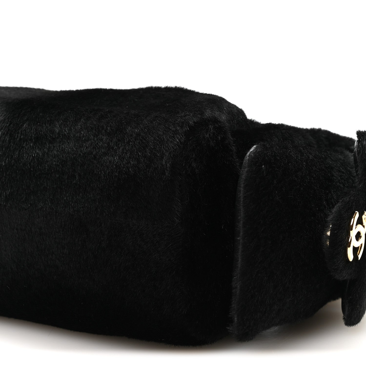 Chanel Pony Hair Mini Chanel 25 Handbag Black Black 10 of 11