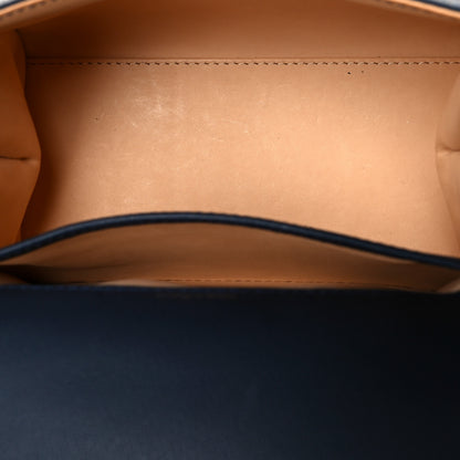 Delvaux Grained Calfskin Mini Brillant Satchel Navy 5 of 12