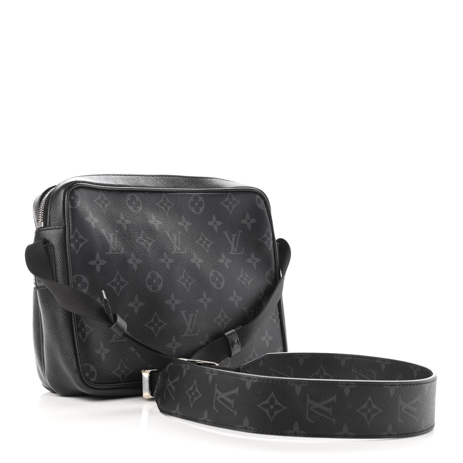 Louis Vuitton Taiga Monogram Eclipse Outdoor Messenger Black 3 of 10