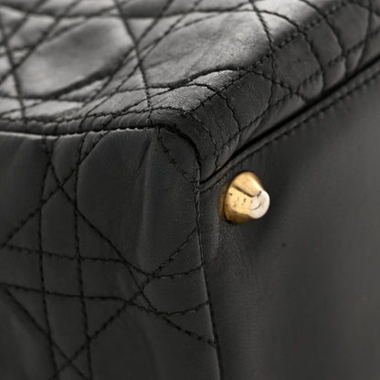 Christian Dior Lambskin Cannage Large Lady Dior Black 12 of 18