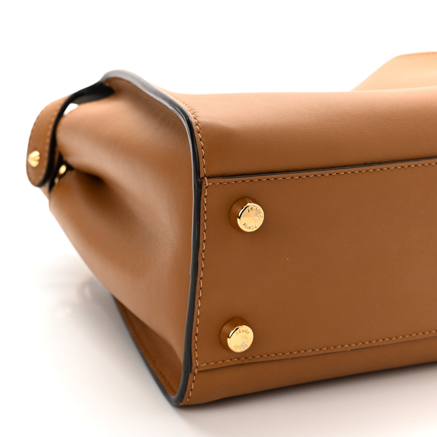 Vitello Tahiti Burro Bi-Color Medium Peekaboo Iconic Essentially Satchel Nocciola Asfalto Cast