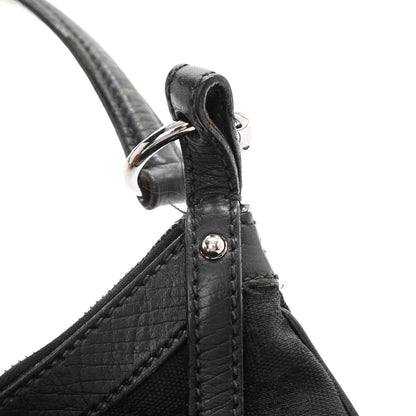 Gucci Monogram Horsebit Hobo Black 30 of 34