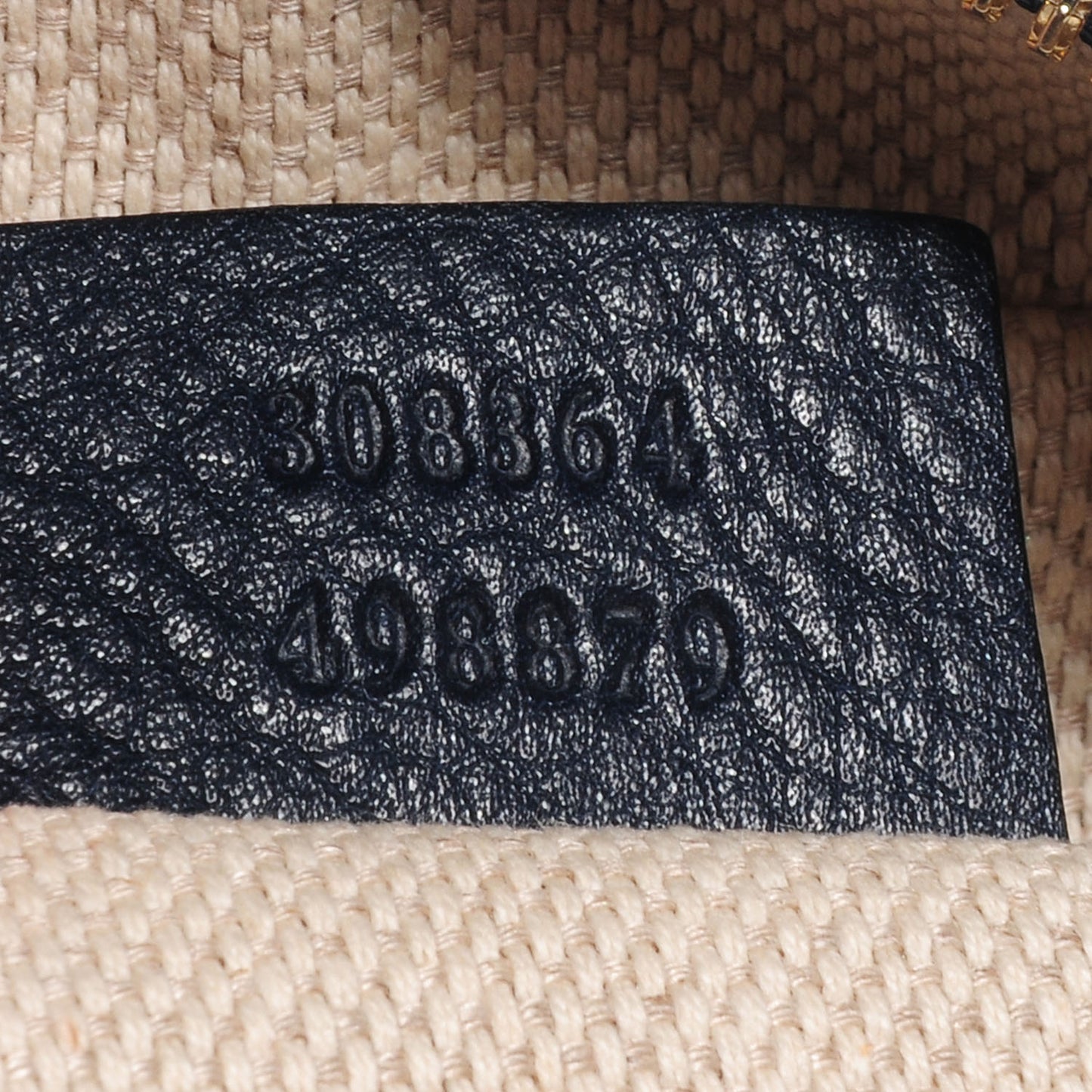 Pebbled Calfskin Small Soho Disco Bag Blue