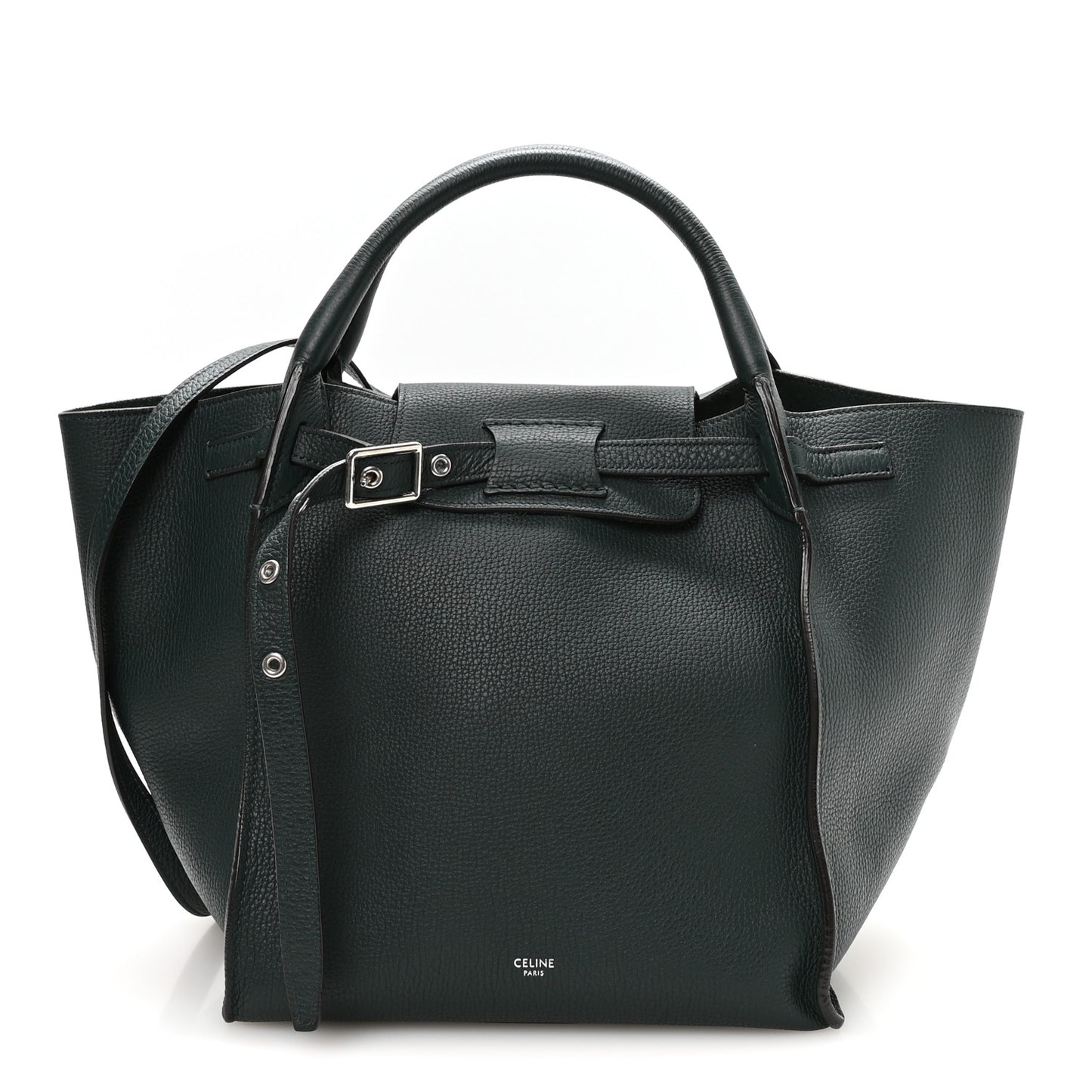 Supple Grained Calfskin Small Big Bag Amazone