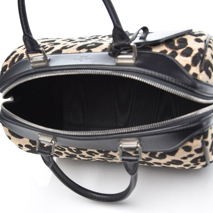 Louis Vuitton Jacquard Velvet Leopard Print Stephen Sprouse Speedy 5 of 11