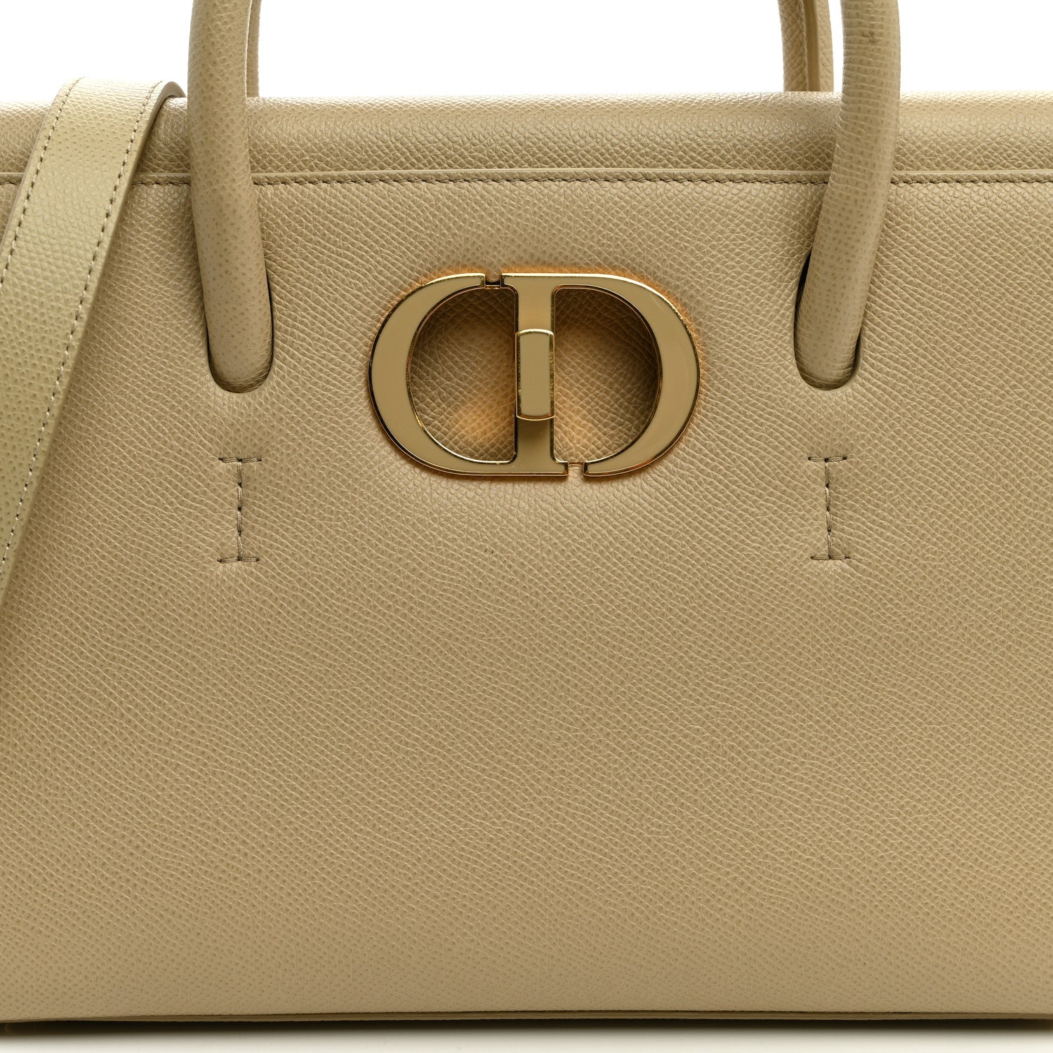 Christian Dior Grained Calfskin St. Honore Tote Beige 7 of 12