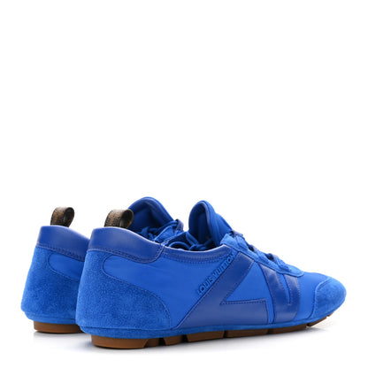 Louis Vuitton Suede Calfskin LV Sneakerina 39.5 Electric Blue 5 of 11