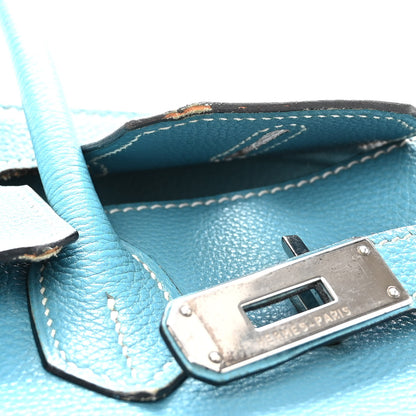 Hermes Togo Birkin 30 Blue Jean 11 of 22