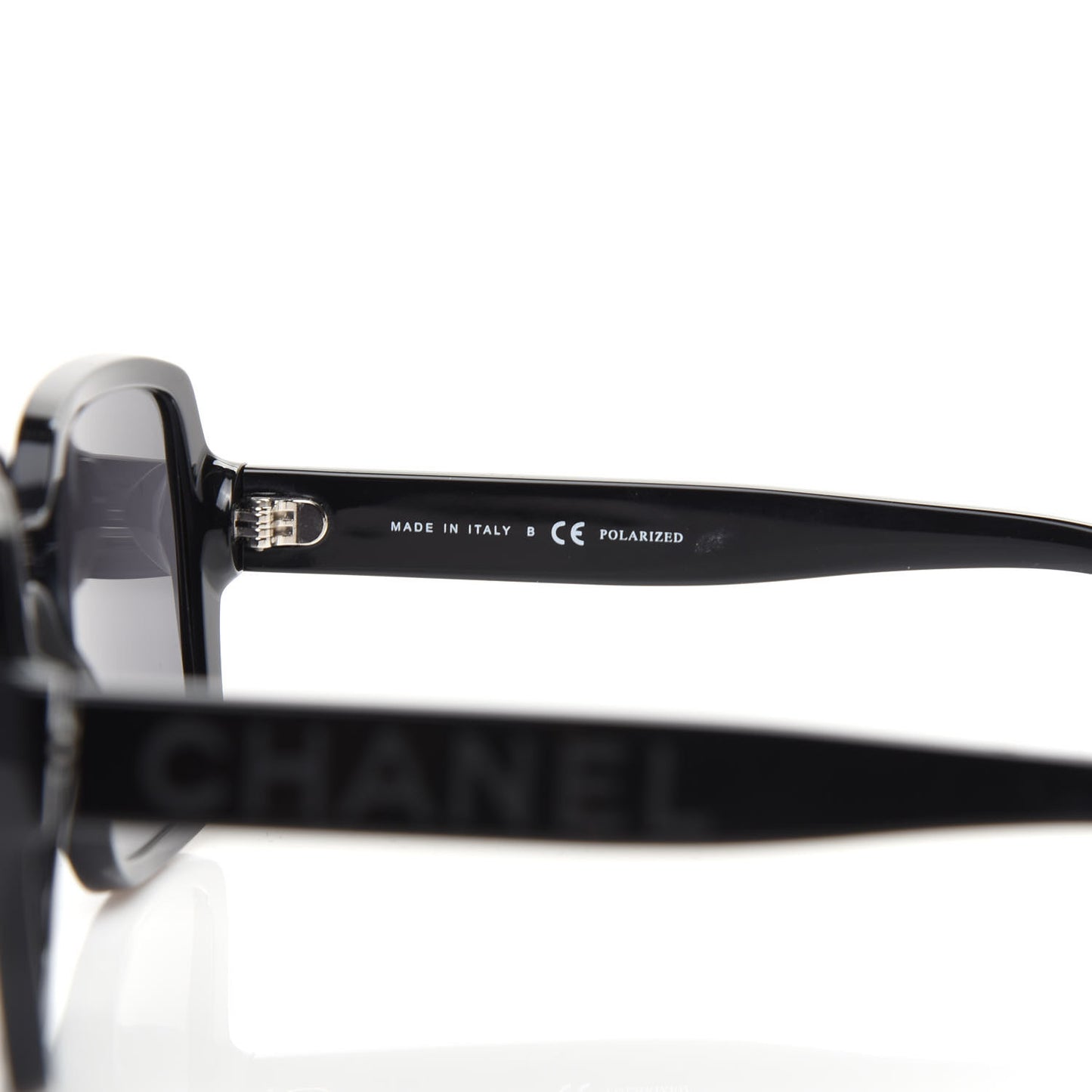 Acetate Polarized Square Sunglasses 5408 Black