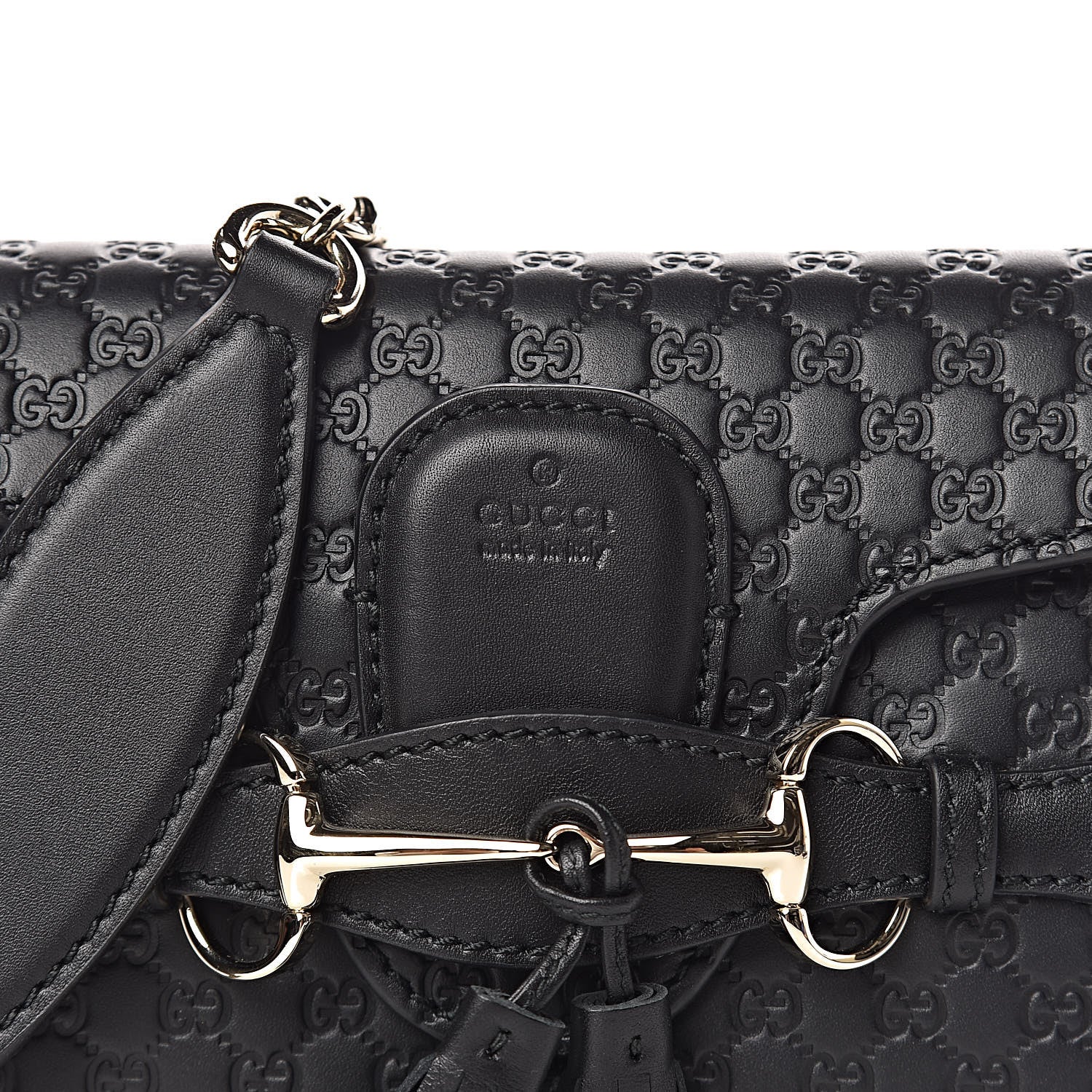Gucci Microguccissima Mini Emily Shoulder Bag Black 10 of 10
