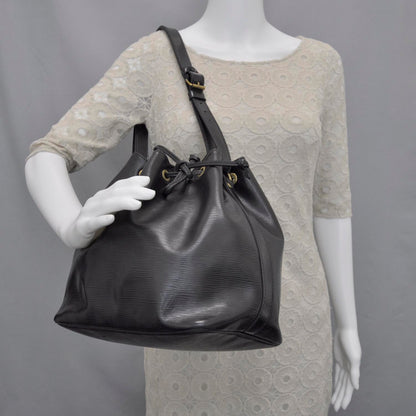 Louis Vuitton Epi Petit Noe Black 2 of 11
