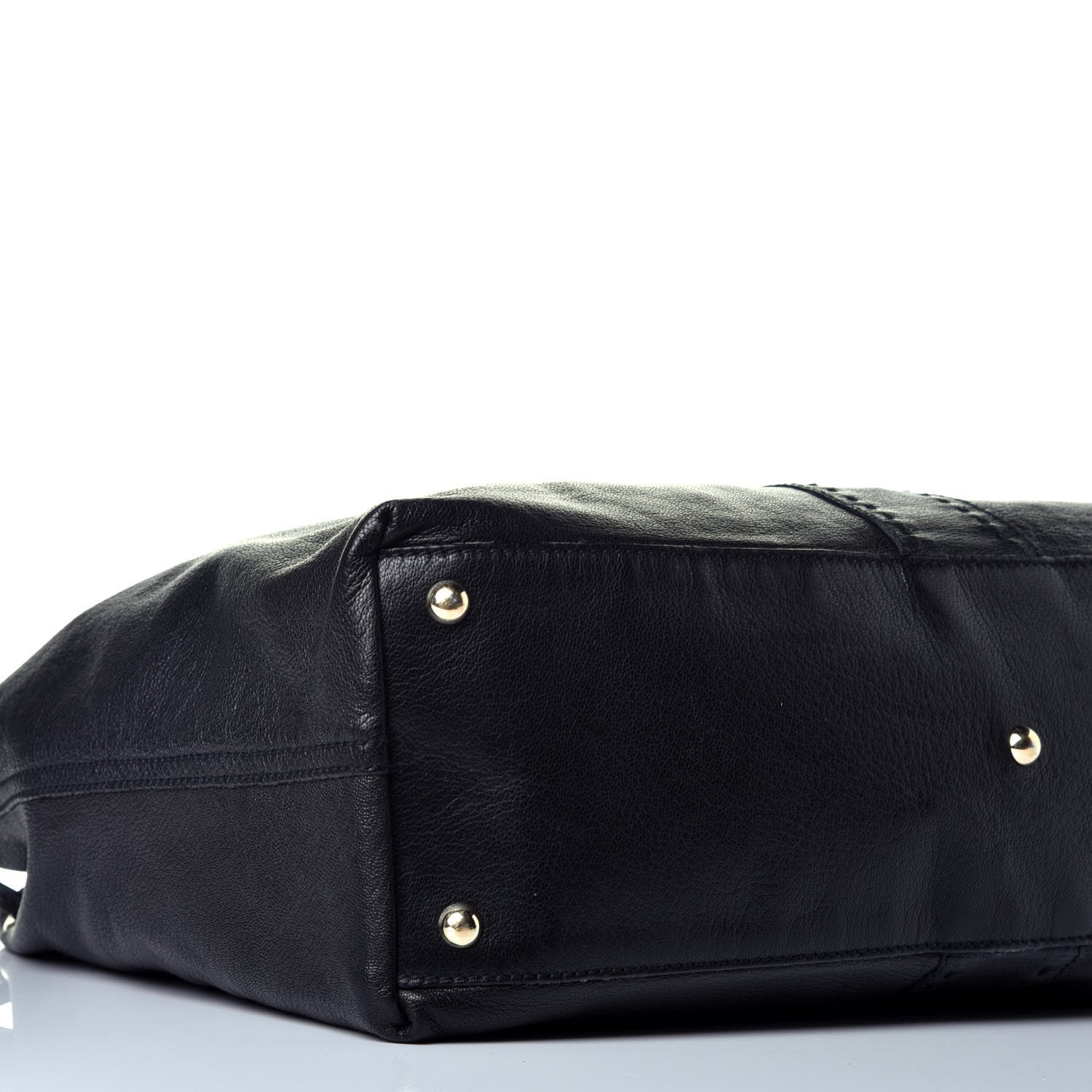 Saint Laurent Calfskin Reversible Double Sac Y Tote Gold Black 11 of 14