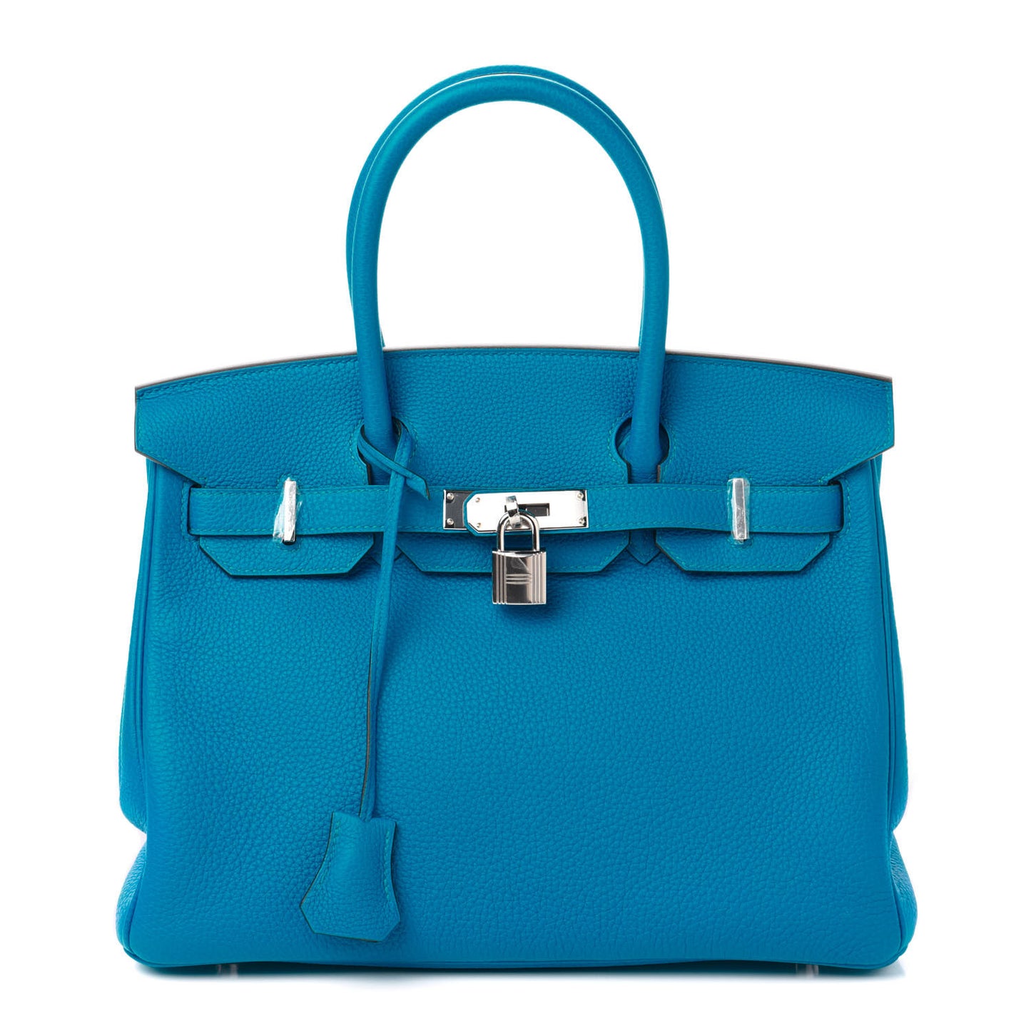 Togo Verso Birkin 30 Bleu Zanzibar Malachite