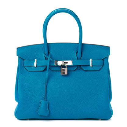 Hermes Togo Verso Birkin 30 Bleu Zanzibar Malachite 1 of 11