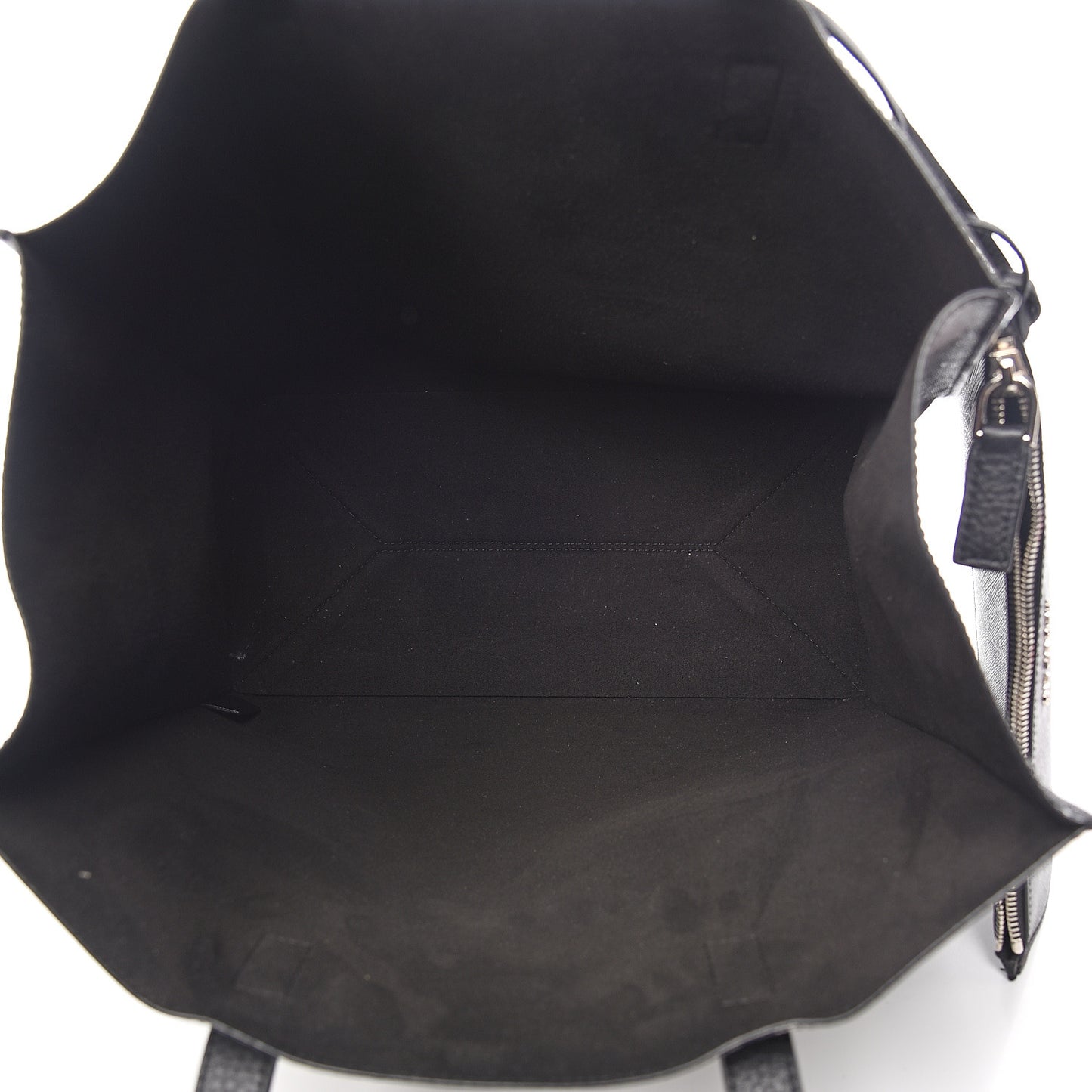 Calfskin Power of Love Print Tote Black