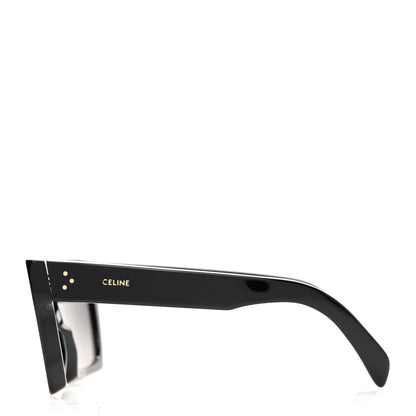 Celine Acetate Square Sunglasses CL401301 Black 3 of 7
