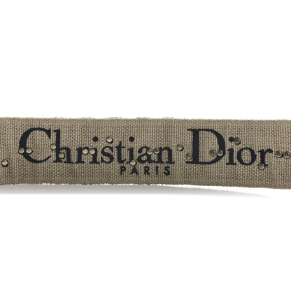 Christian Dior Oblique Studded Shoulder Strap Blue 4 of 7