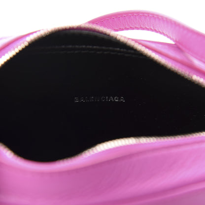 Balenciaga Calfskin Kittens Logo XS Everyday Camera Bag Fuchsia 8 of 10