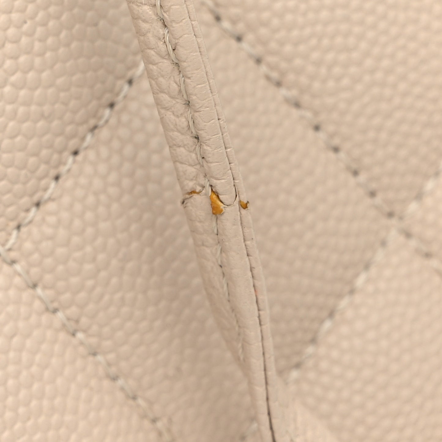 Caviar Quilted Business Affinity Backpack Light Beige