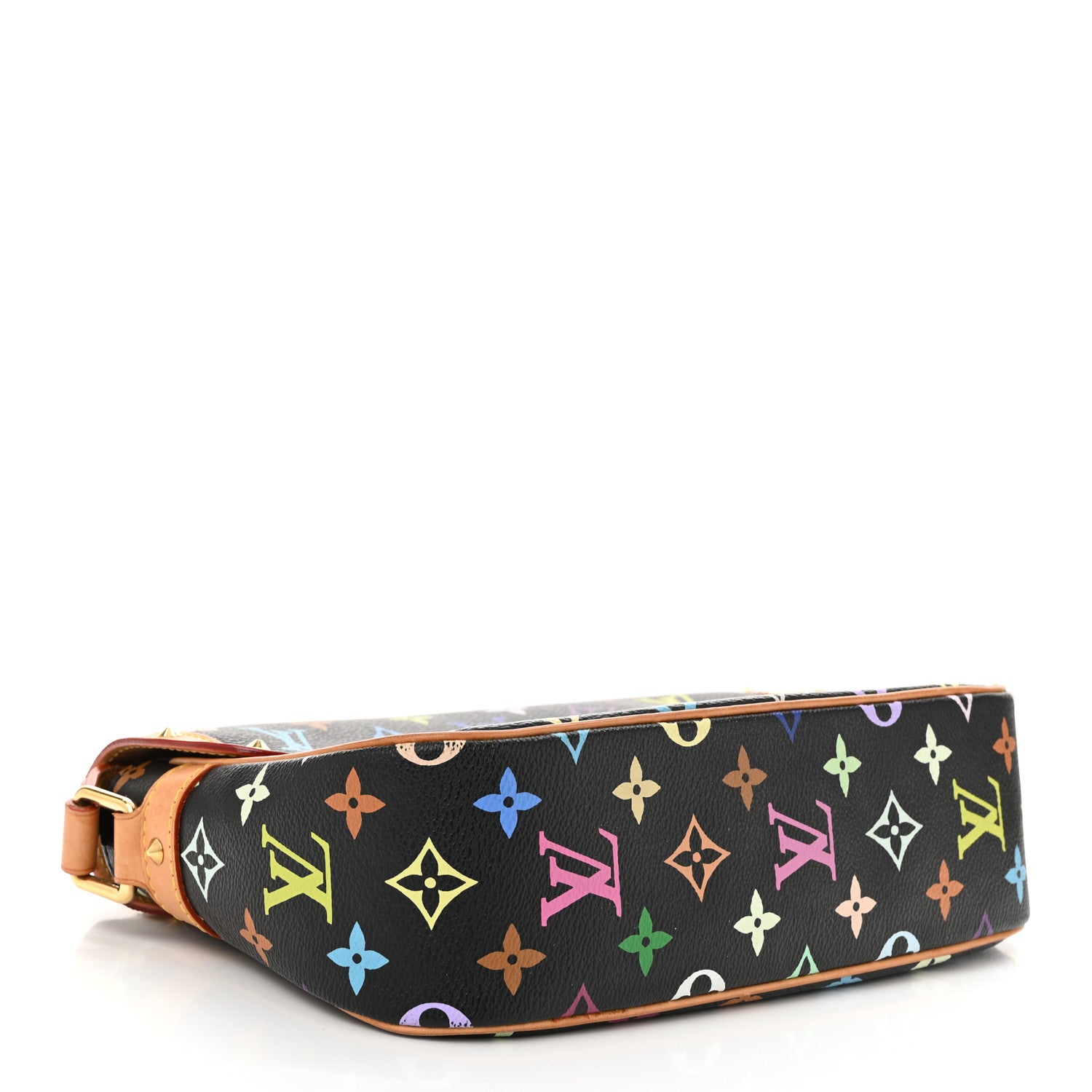 Louis Vuitton Monogram Multicolor Sologne Black 4 of 10