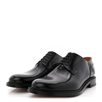 Christian Dior Calfskin Mens Derby Evidence Shoes 43 Black 4 of 10