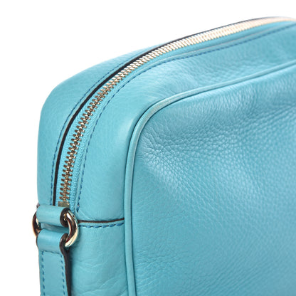 Gucci Pebbled Calfskin Small Soho Disco Bag Deep Cobalt 13 of 18