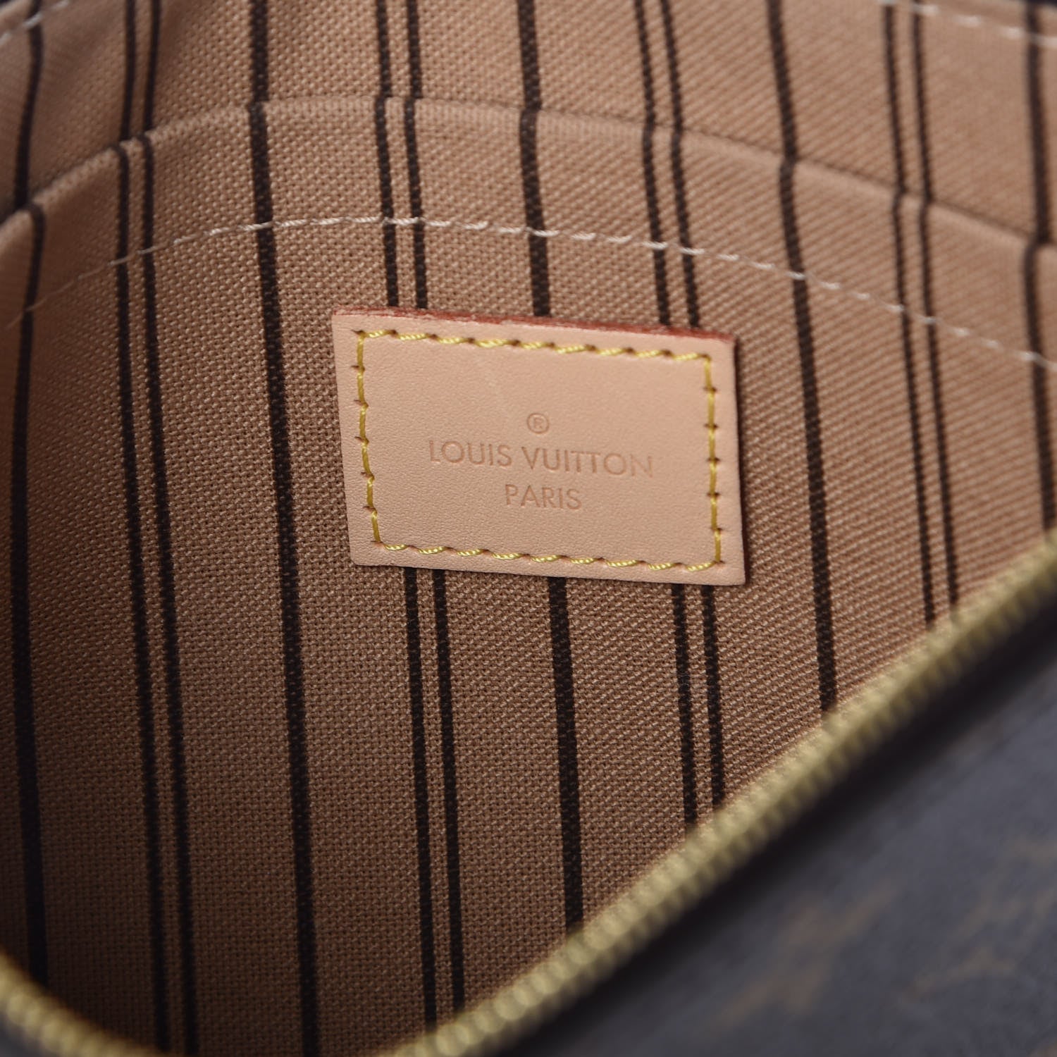 Louis Vuitton Monogram Neverfull MM GM Pochette 6 of 7