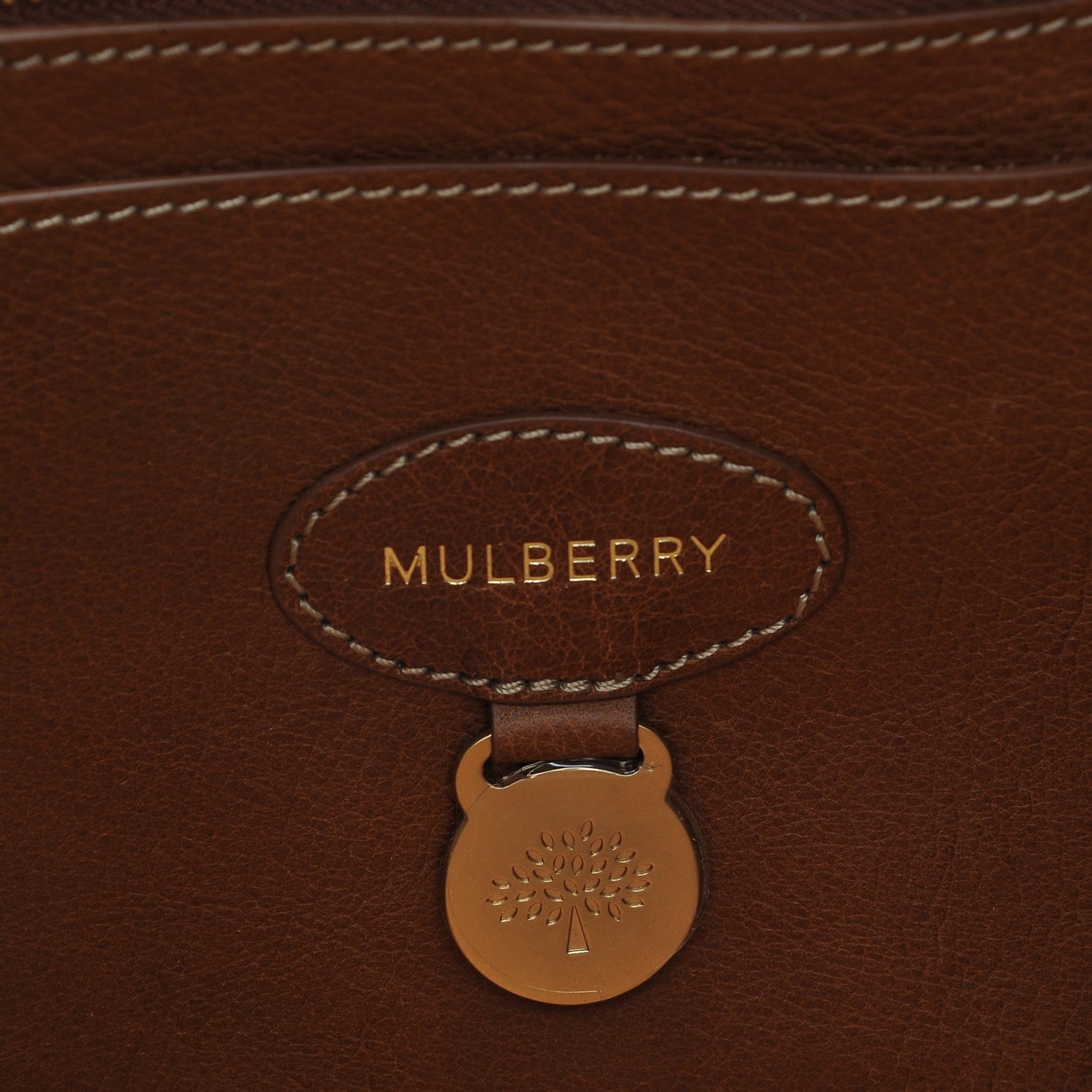 Mulberry Natural Leather Bayswater Oak 6 of 13