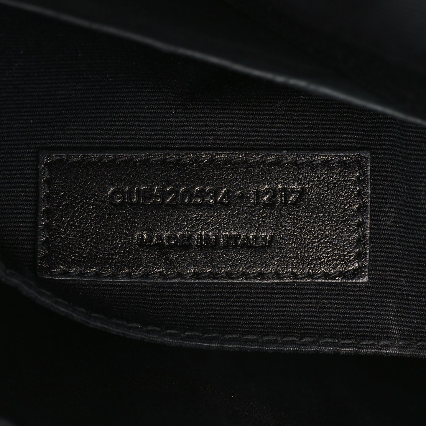 Calfskin Matelasse Monogram Lou Camera Bag Black