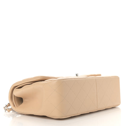 Chanel Lambskin Quilted Jumbo Double Flap Beige 3 of 10
